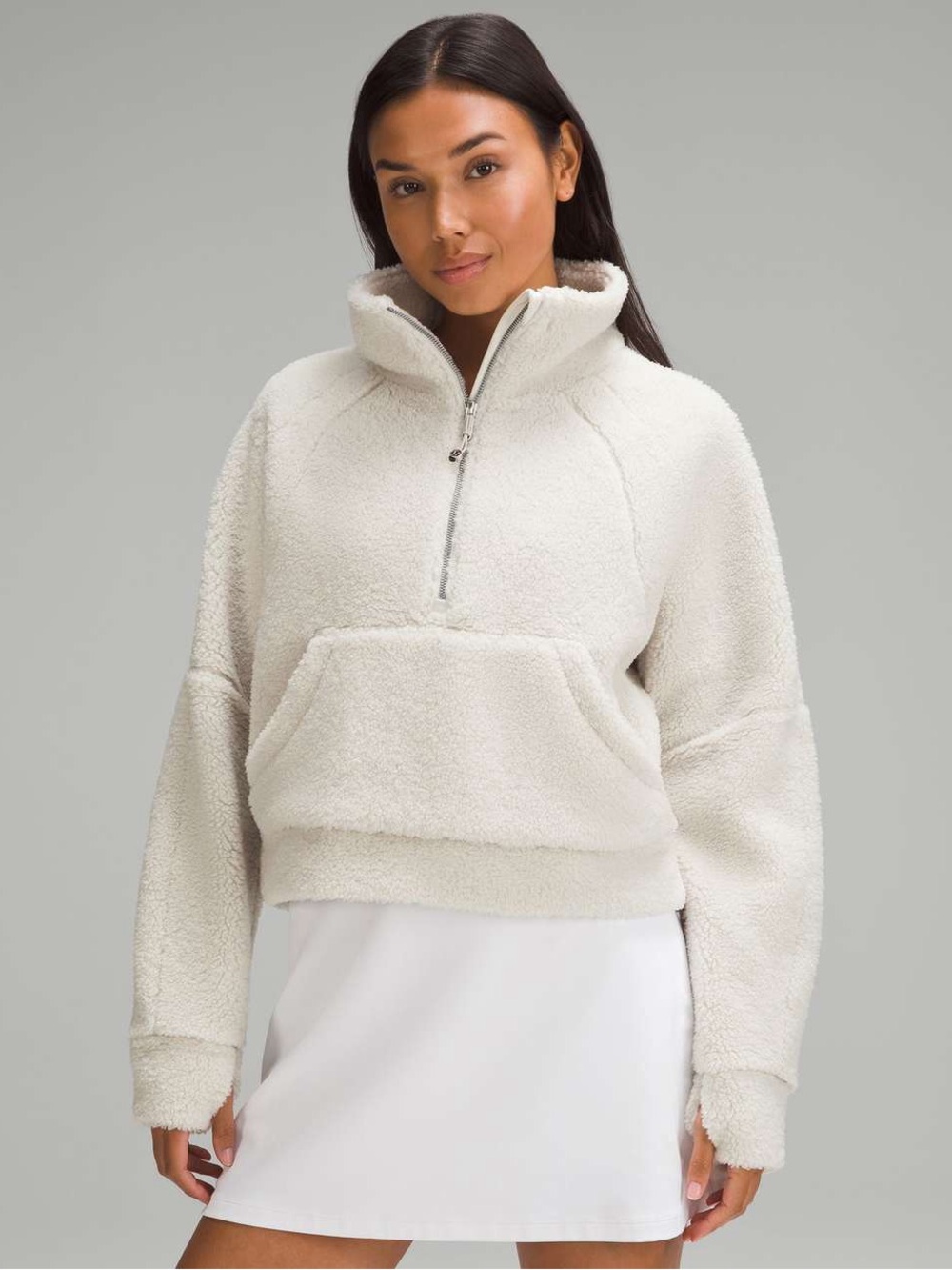 Lululemon Scuba Oversized Sherpa Fleece Sweatshirt.